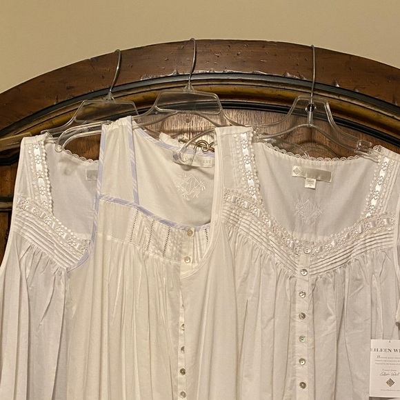 Eileen West White Sleeveless Dress - Picture 3 of 3